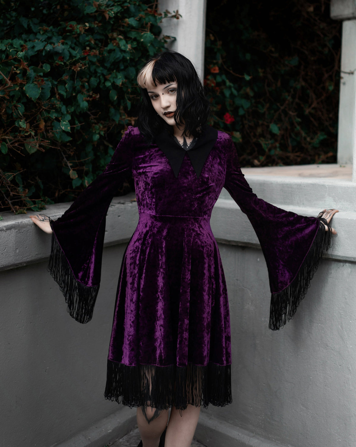 strapless open back dress Pink and Purple Cute Ghost Dressing Gown – Alternawear