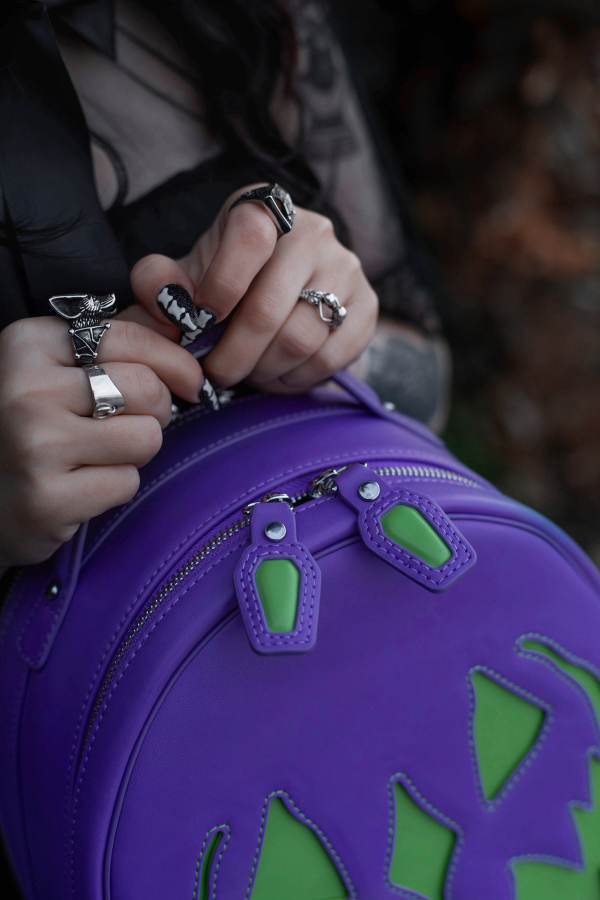 Beetle Juice Haunted Hallows Backpack | Lively Ghosts