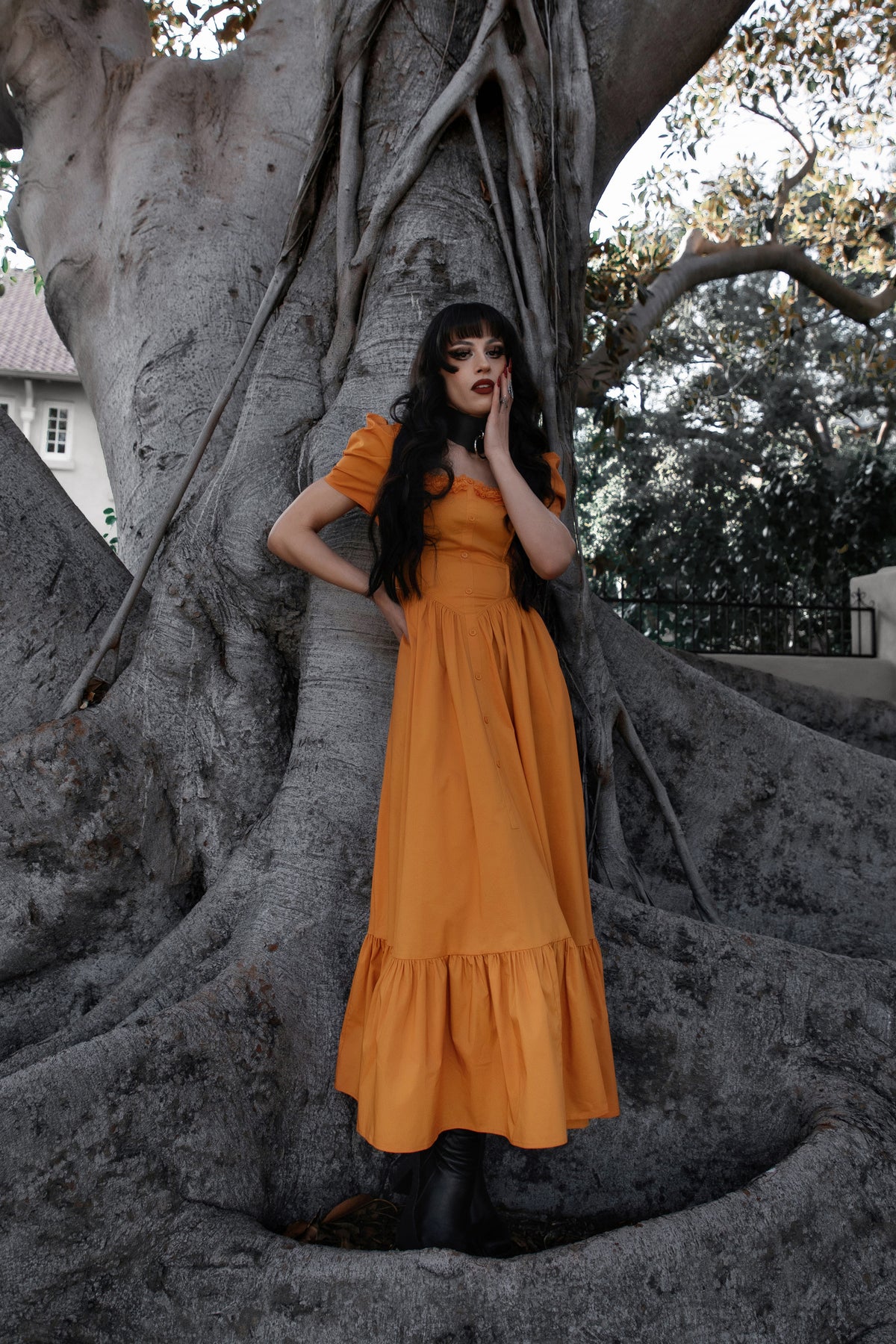 strapless open back dress Ambre Dress