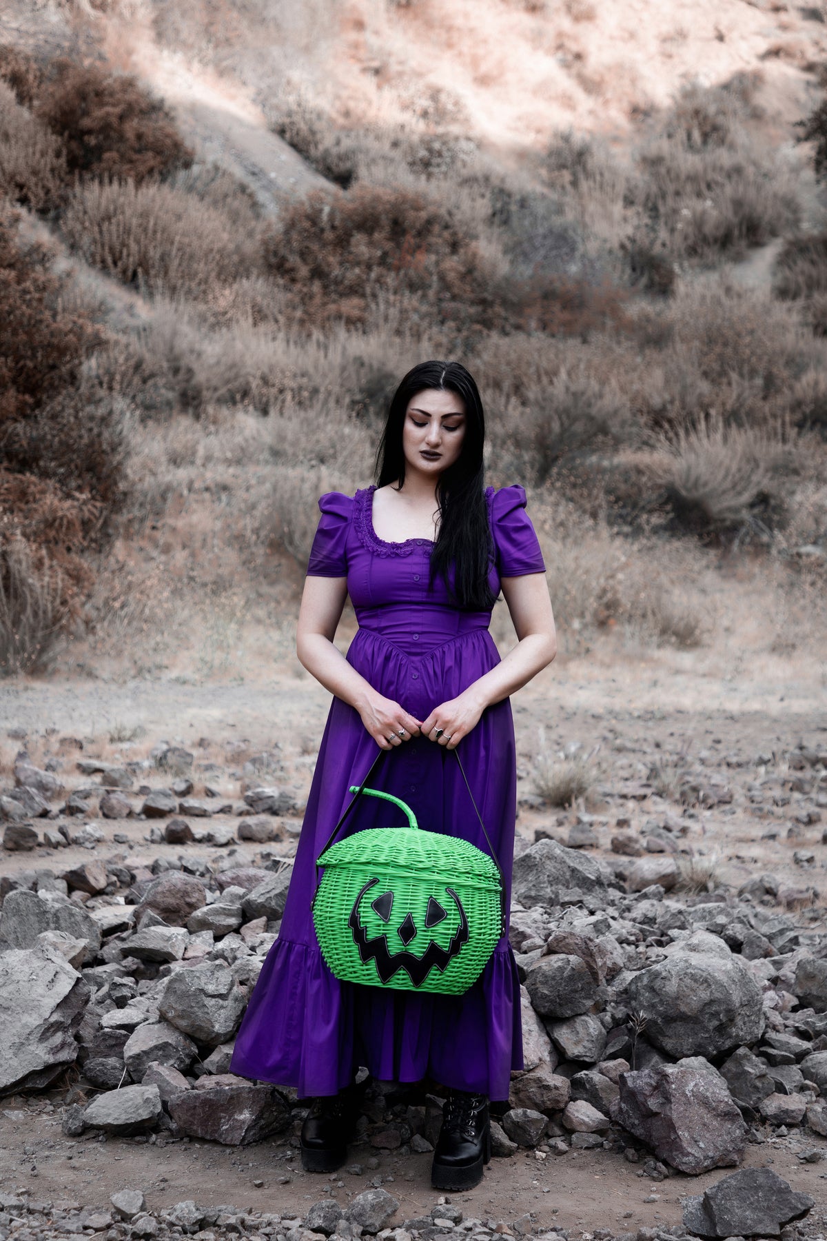 Haunted Hallows Picnic Basket (Green) [Limited Edition] | Lively