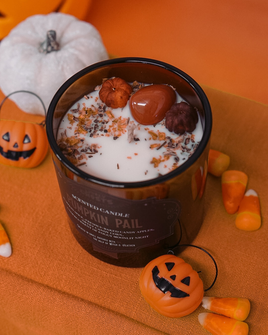 Pumpkin Pail | Candle | Lively Ghosts