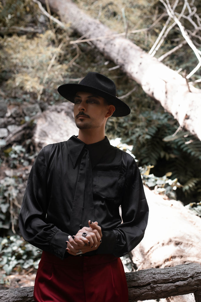 Raven Button Raven Button Down Shirt | Lively Ghosts