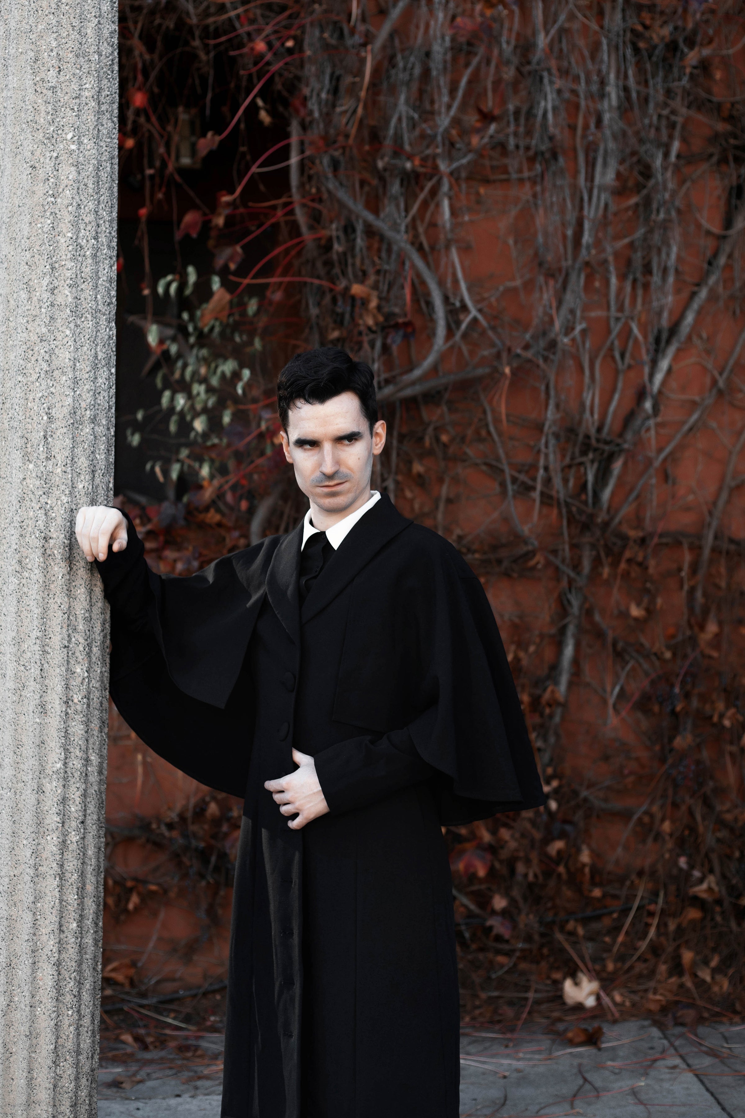 The Full-Length Nevermore Caped Coat | Lively Ghosts