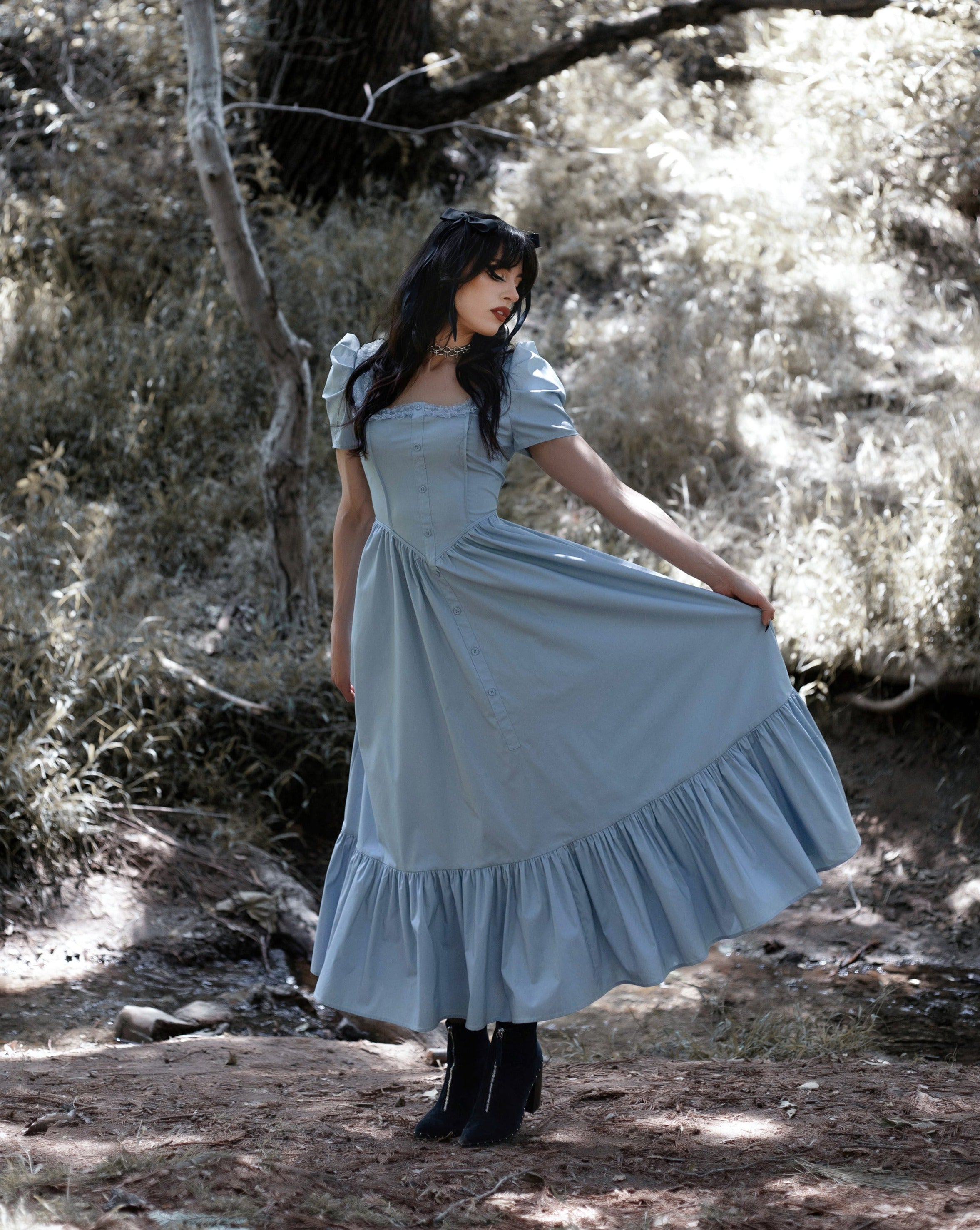blue ghost dress Provence Dress