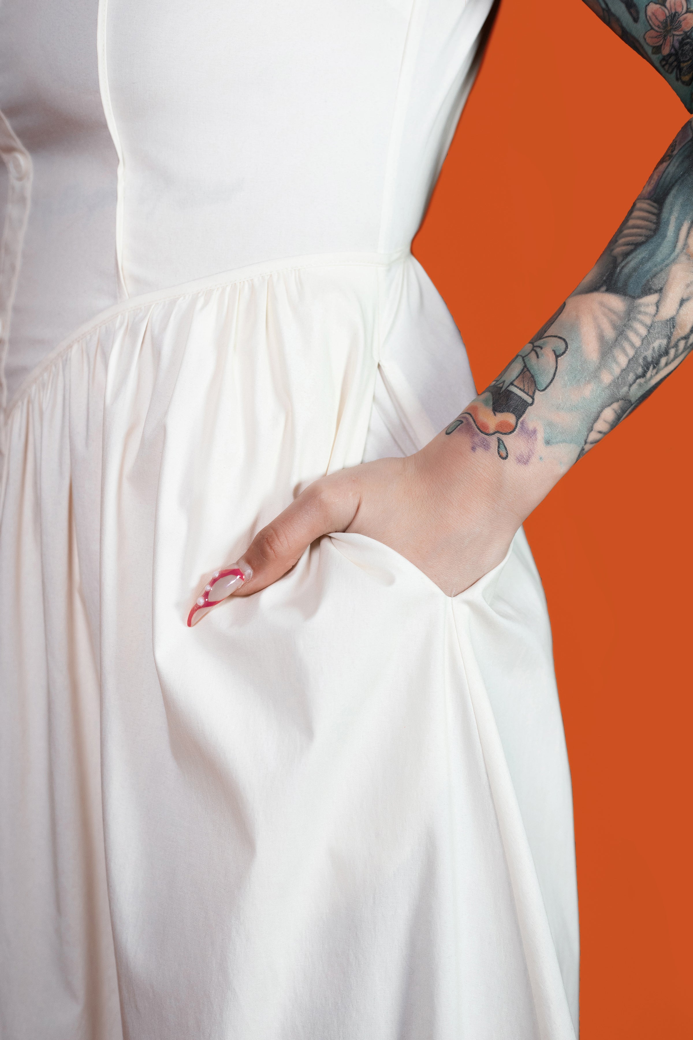 ghost cream dress GHOST Delphine Vintage Maxi Dress