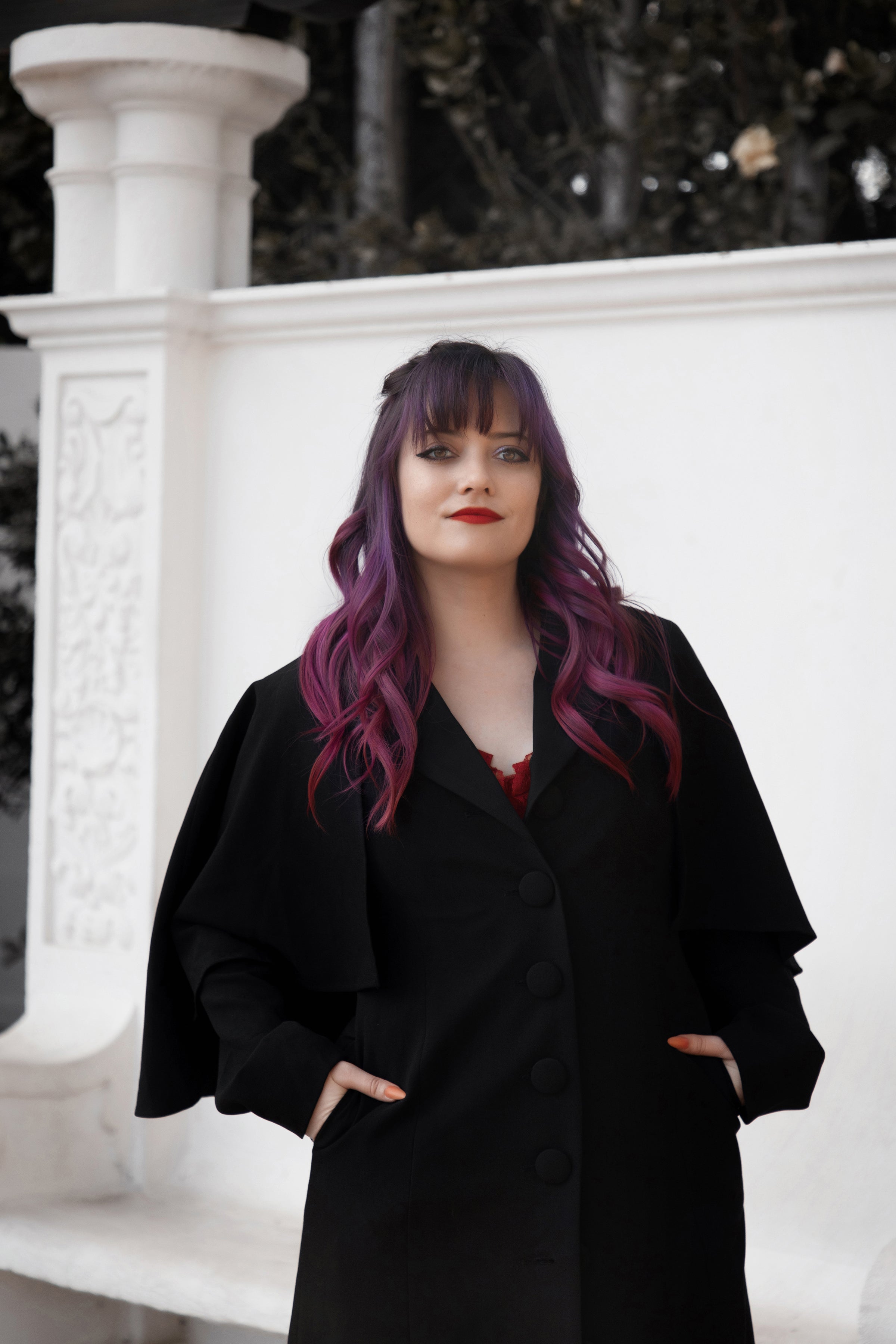 The Full-Length Nevermore Caped Coat | Lively Ghosts
