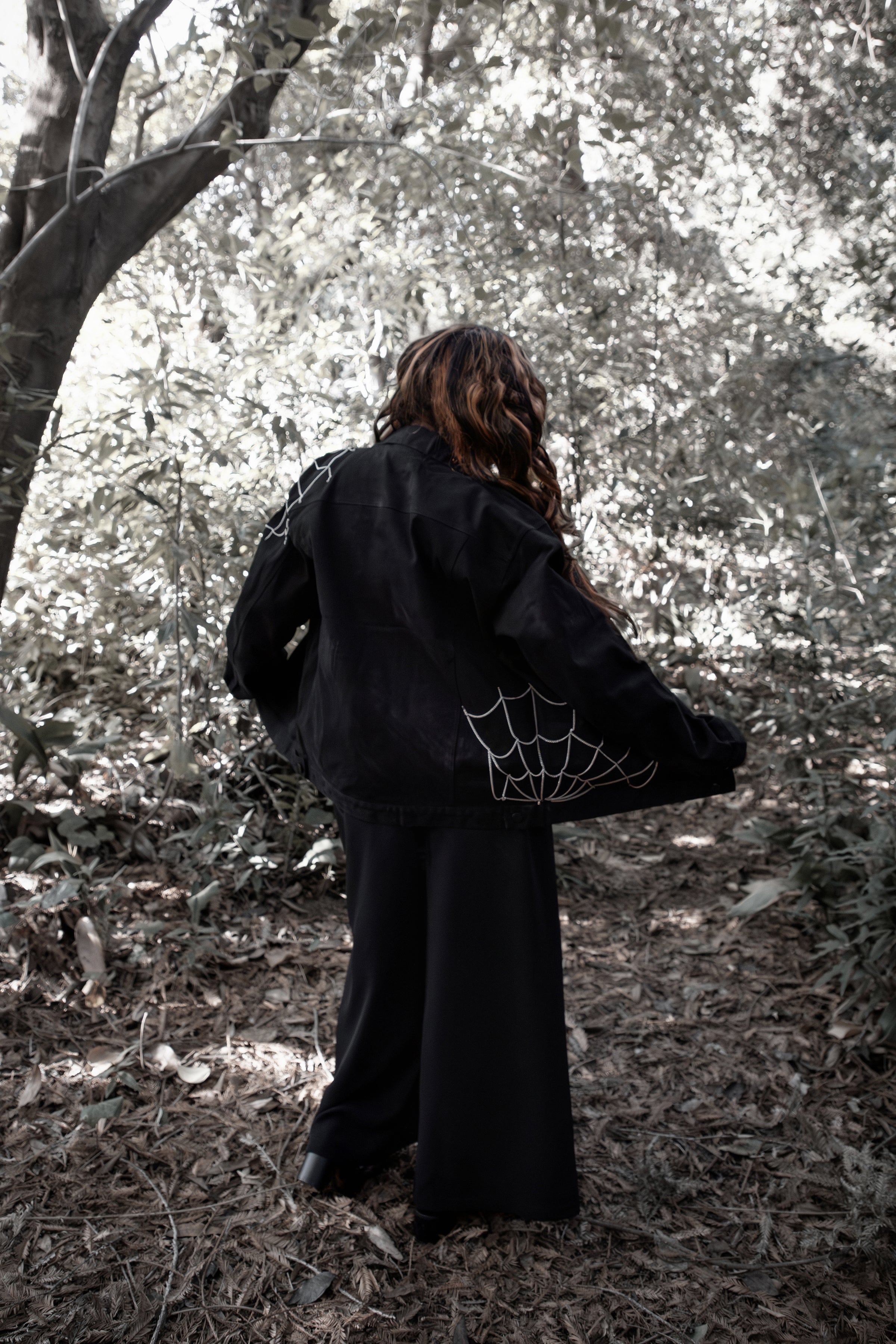 Ghost Town | Denim Unisex Jacket | Lively Ghosts