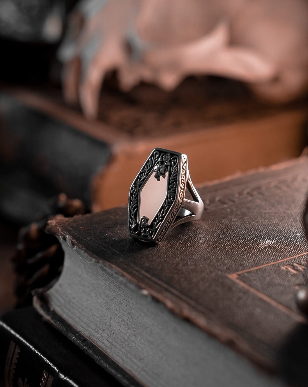 Ghost Ring Mourning Widow Ring | Lively Ghosts