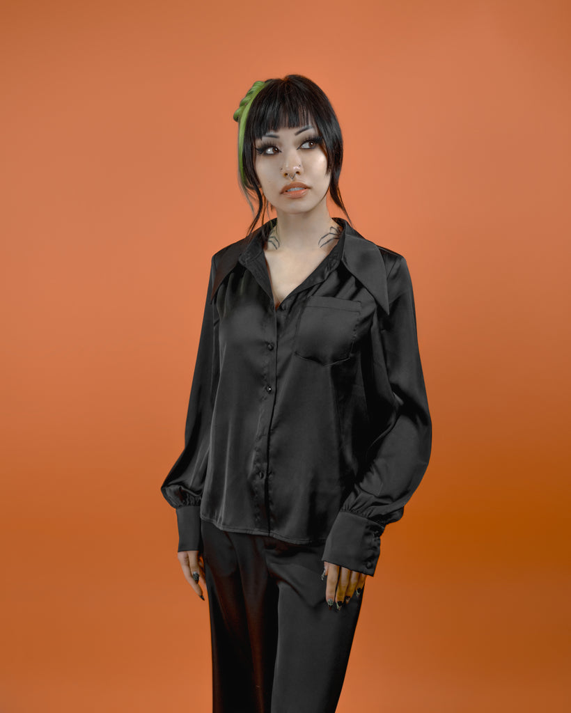 Raven Button Raven Button Down Shirt | Lively Ghosts