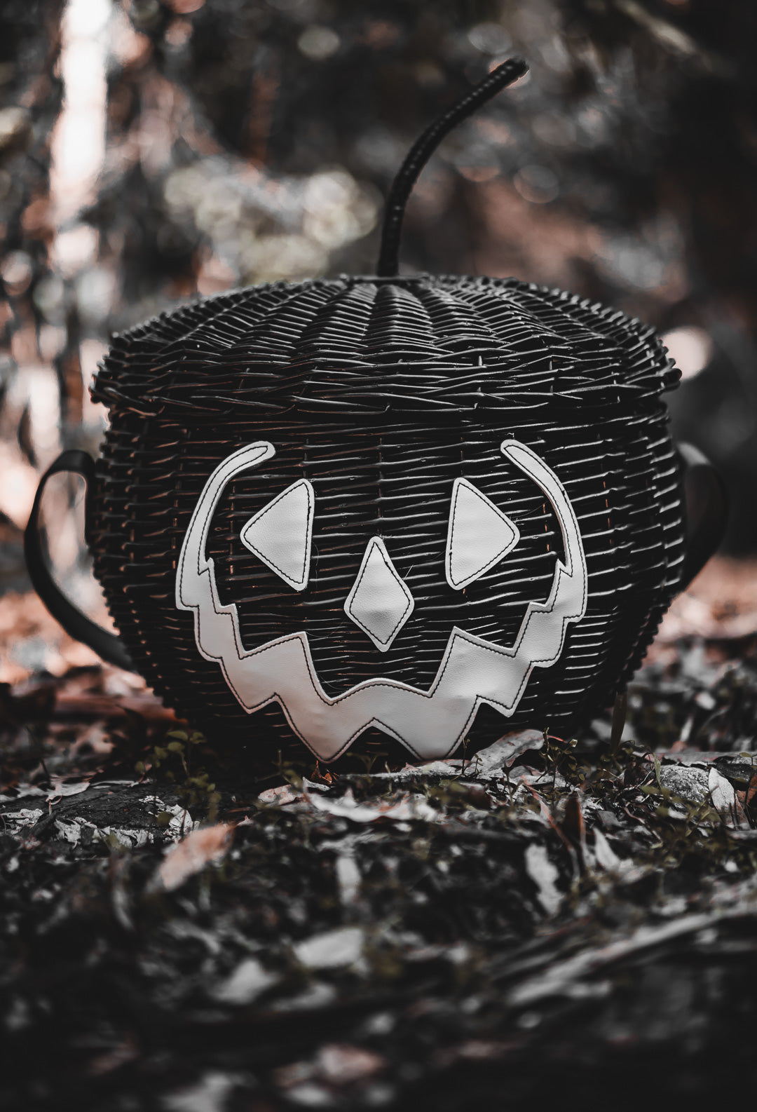 Haunted Hallows Picnic Basket (Black) | Lively Ghosts