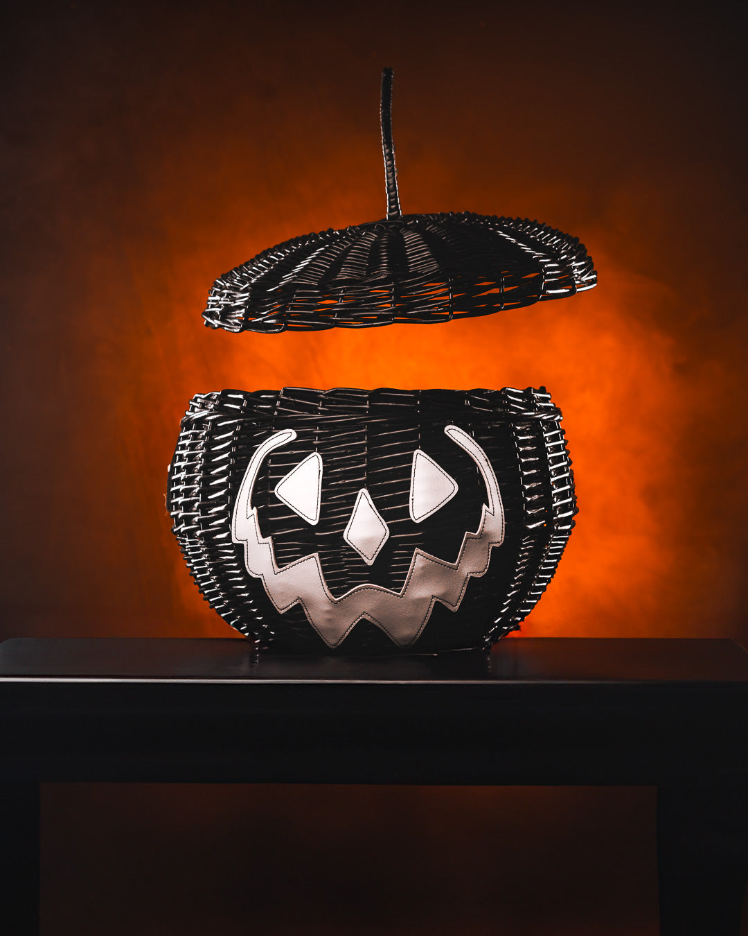 Haunted Hallows Picnic Basket (Black) | Lively Ghosts
