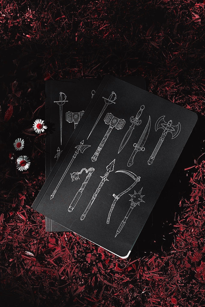 Weapon Note Picture Weaponry Notebook | Lively Ghosts